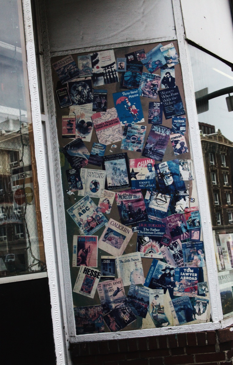 Photo-manipulation piece titled Book Club.
